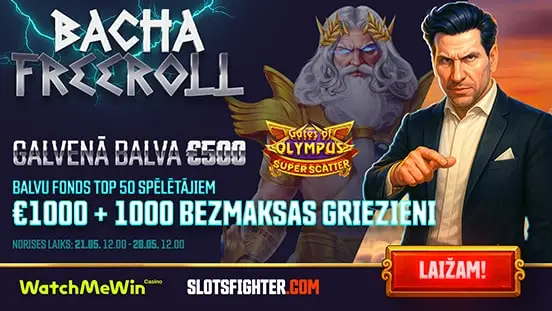 Celebrate Bacha’s Comeback with a €1,000 + 1,000 Free Spins Freeroll!
