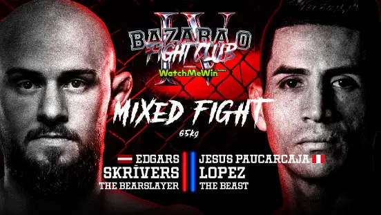 Edgars Skrīvers Will Fight Peru’s Jesus Paucarcaja at “BAZARA 0 Fight Club IV”